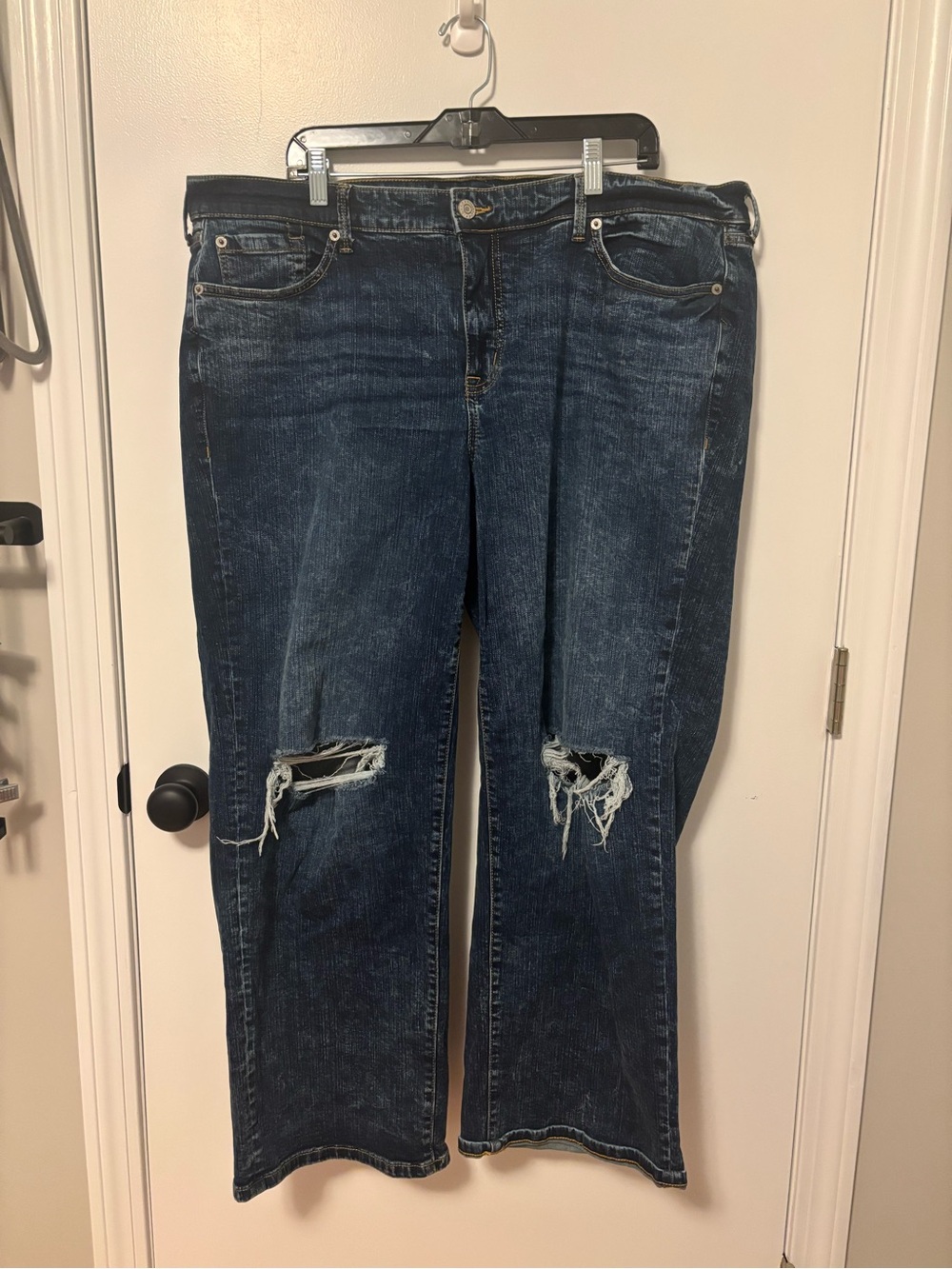 Torrid Dark Wash Perfect Wide Leg Vintage Stretch Jeans